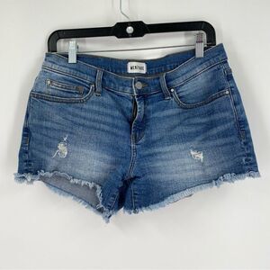 Meritage Women’s Raw Hem Denim Jean Shorts Size 28
